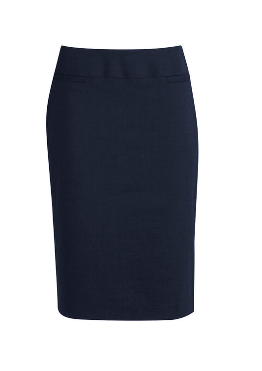 BIZ CORPORATES Womens Comfort Wool Stretch Relaxed Fit Lined Skirt 24011