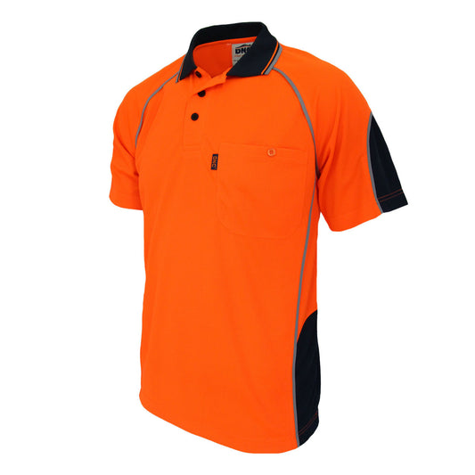 DNC Hi-Vis Semicircle-piping Polo 3569
