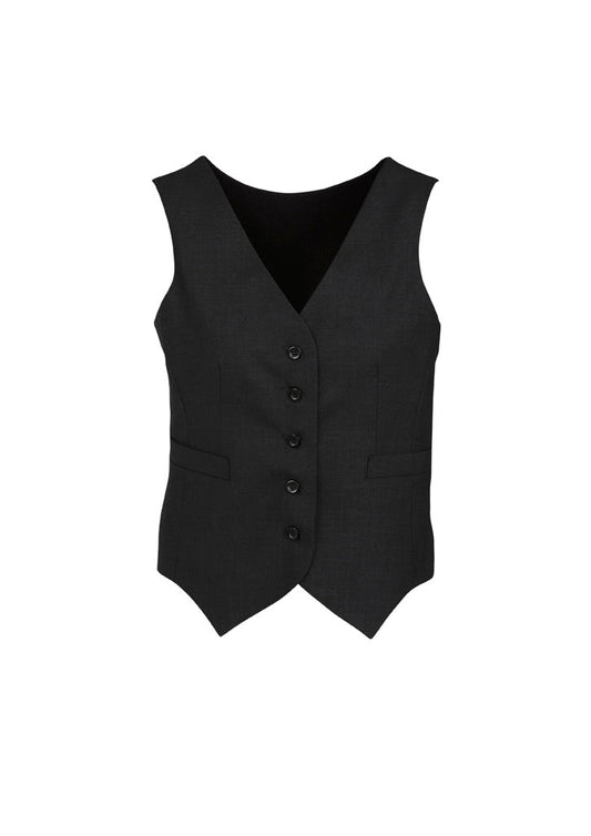 BIZ CORPORATES Comfort Wool Stretch Womens Peaked Vest 54011 Clearance
