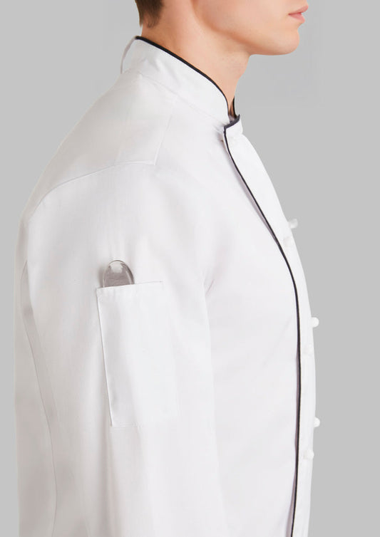 BIZ COLLECTION Mens Al Dente Long Sleeve Chef Jacket CH230ML