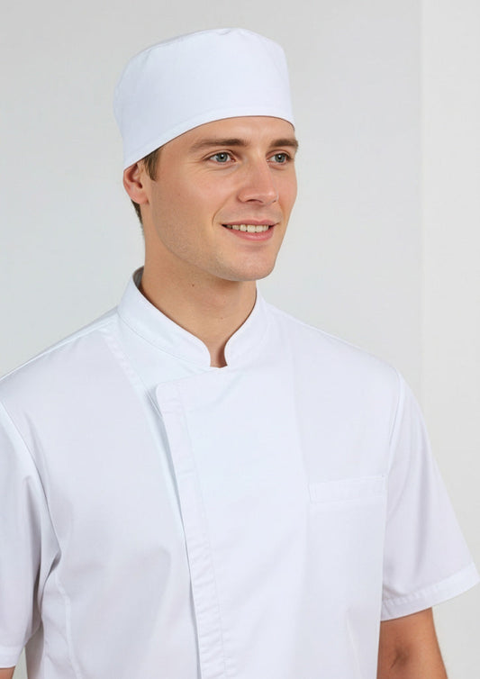 BIZ COLLECTION Mens Alfresco Short Sleeve Chef Jacket CH330MS