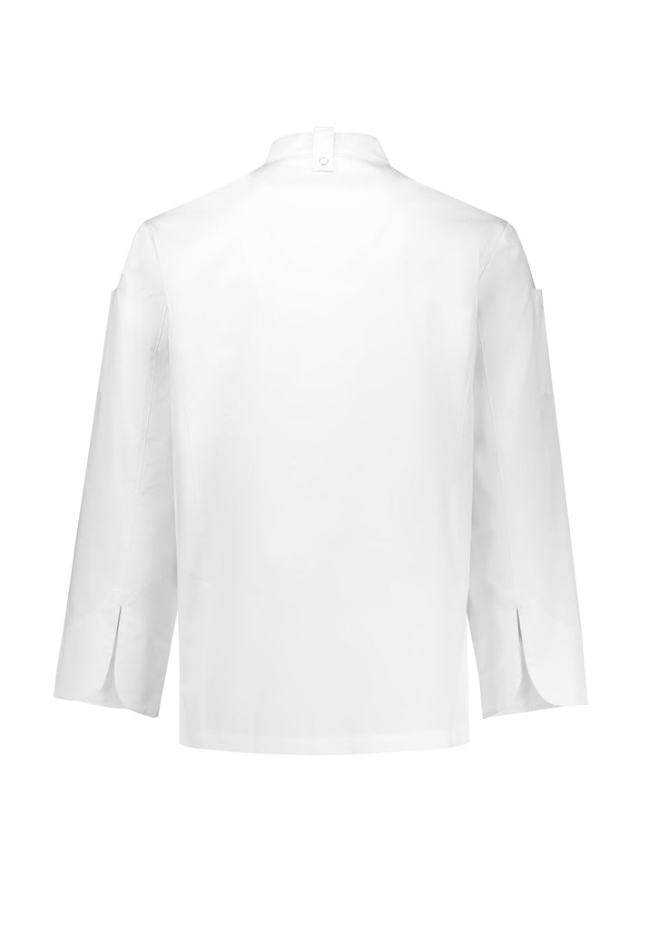 BIZ COLLECTION Mens Gusto Long Sleeve Chef Jacket CH430ML