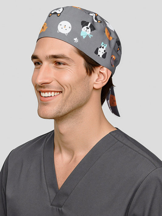 INAURA Printed Unisex Scrub Cap CSC245U