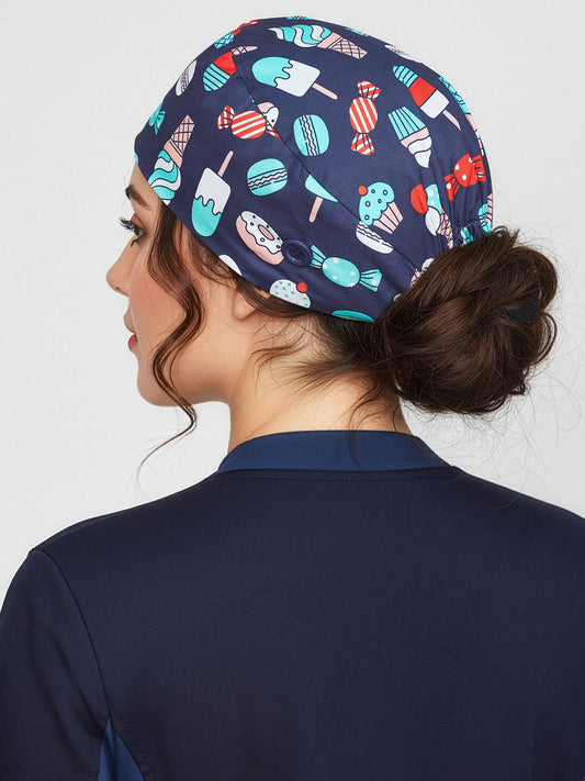 INAURA Printed Unisex Scrub Cap CSC245U