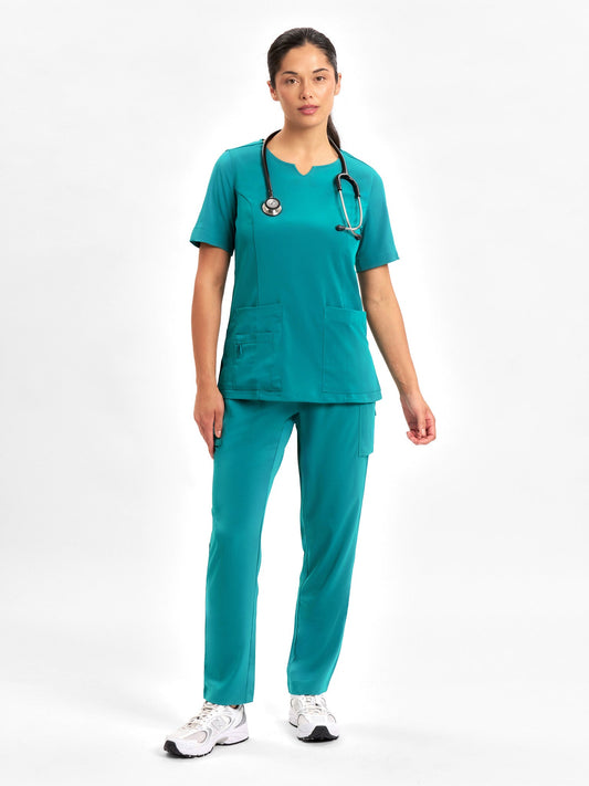 INAURA Avery Womens Slim Leg Scrub Pant CSP943LL