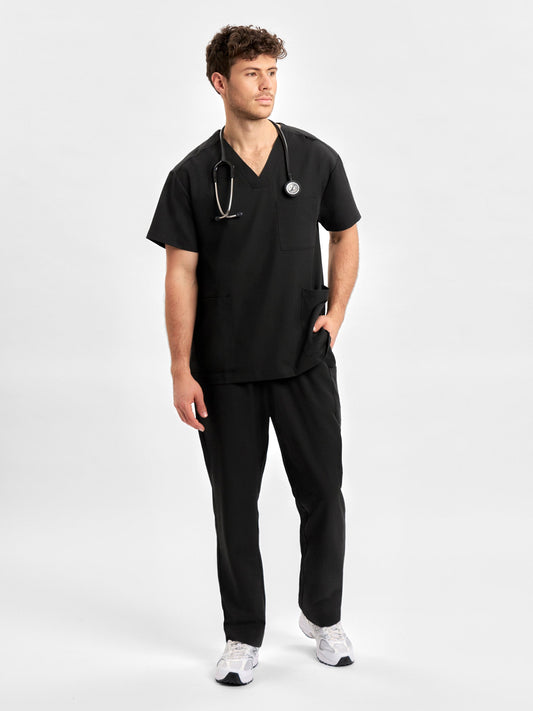 INAURA Pulse Unisex V-Neck Scrub Top CU544US