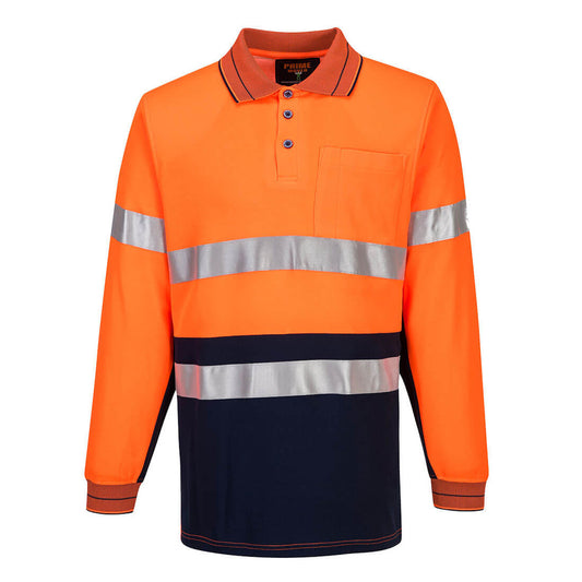 MP313 - Cotton Comfort Polo Shirt with Tape L/S