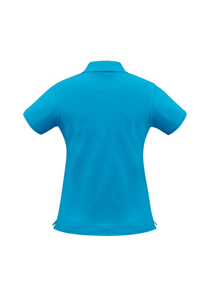 BIZ COLLECTION Womens Neon Short Sleeve Polo P2125