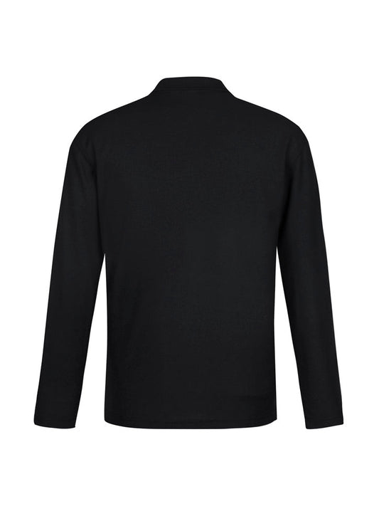 BIZ COLLECTION Mens Crew Long Sleeve Polo P400ML