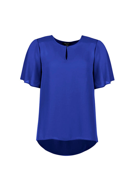 BIZ CORPORATES Womens Vienna Short Sleeve Blouse RB261LS