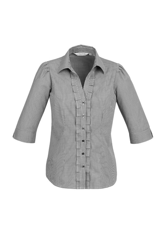 BIZ COLLECTION Womens Edge 3/4 Sleeve Shirt S267LT Clearance