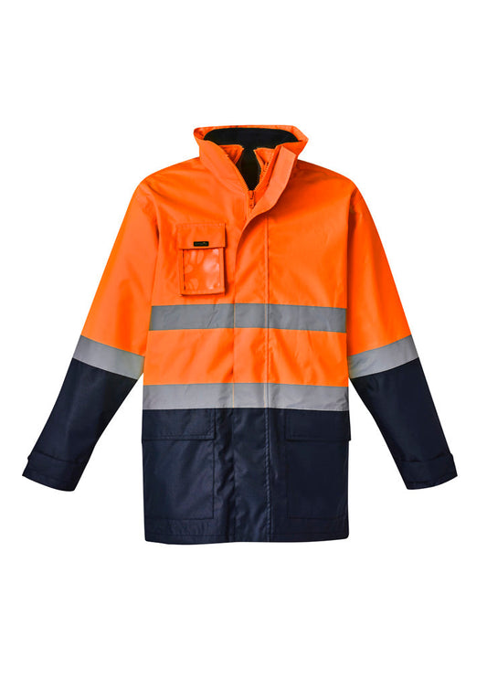 SYZMIK Mens Hi Vis Basic 4 In 1 Waterproof Jacket ZJ220