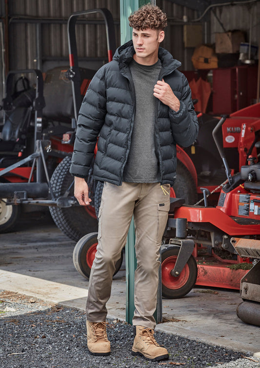 SYZMIK Unisex Streetworx Hooded Puffer Jacket ZJ240