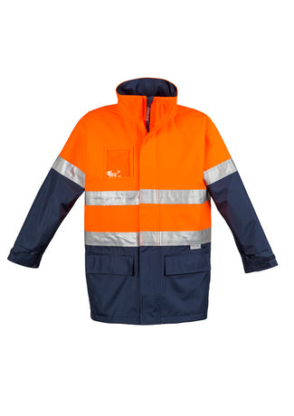 SYZMIK Mens Hi Vis Waterproof Lightweight Jacket ZJ355 Clearance
