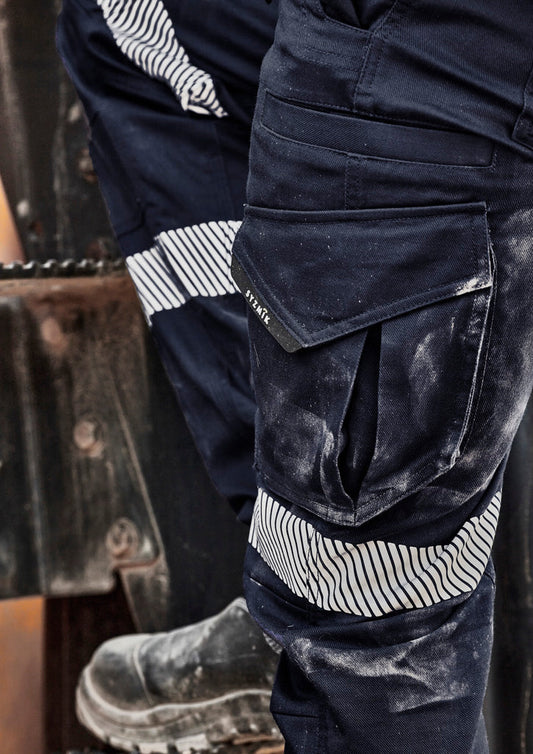 SYZMIK Mens Rugged Cooling Stretch Taped Pant ZP924