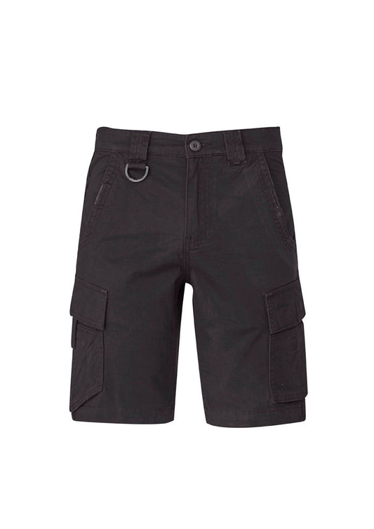 SYZMIK Mens Streetworx Curved Cargo Short ZS360 Clearance