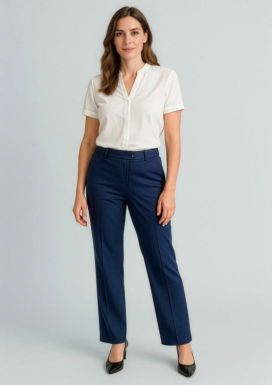 BIZ CORPORATES Womens Cool Stretch Relaxed Pant 10111