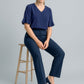 BIZ CORPORATES Womens Cool Stretch Adjustable Waist Pant 10115