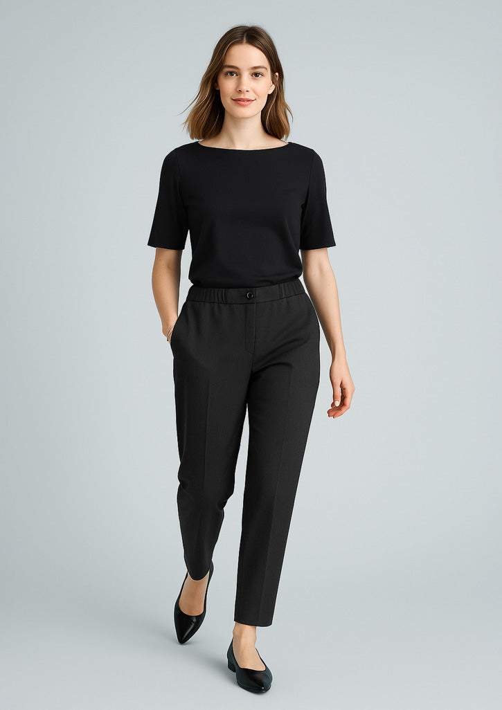 BIZ CORPORATES Womens Cool Stretch Ultra Comfort Waist Pant 10123