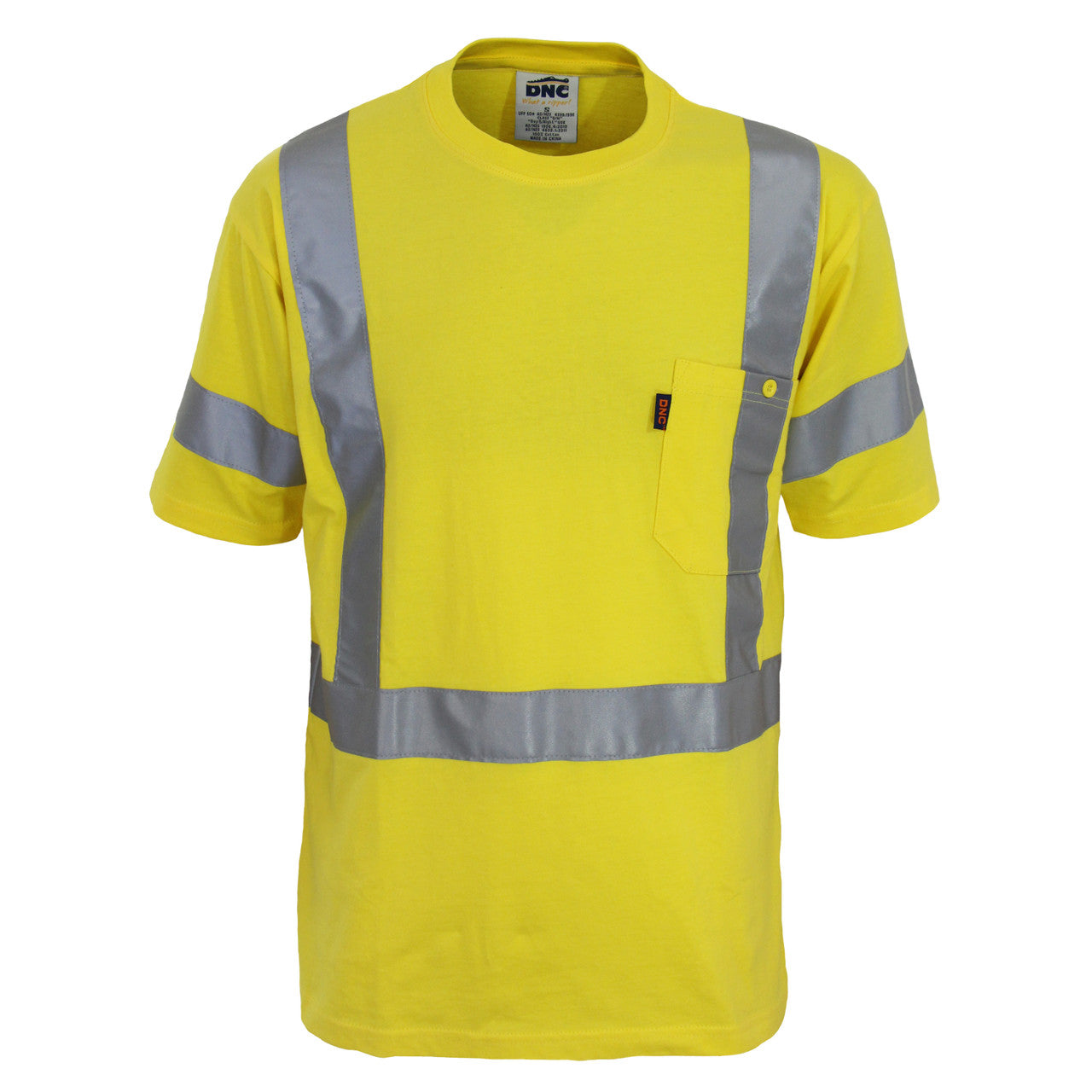 DNC Hi-Vis Cotton taped Tee Short Sleeve 3917