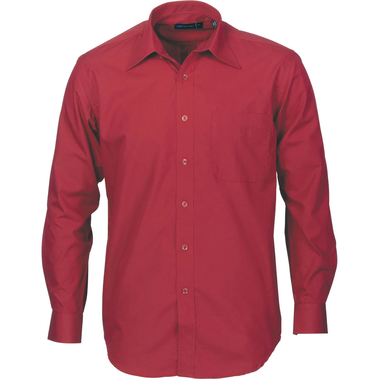 DNC Mens Premier Poplin Business Shirts - Long Sleeve 4152
