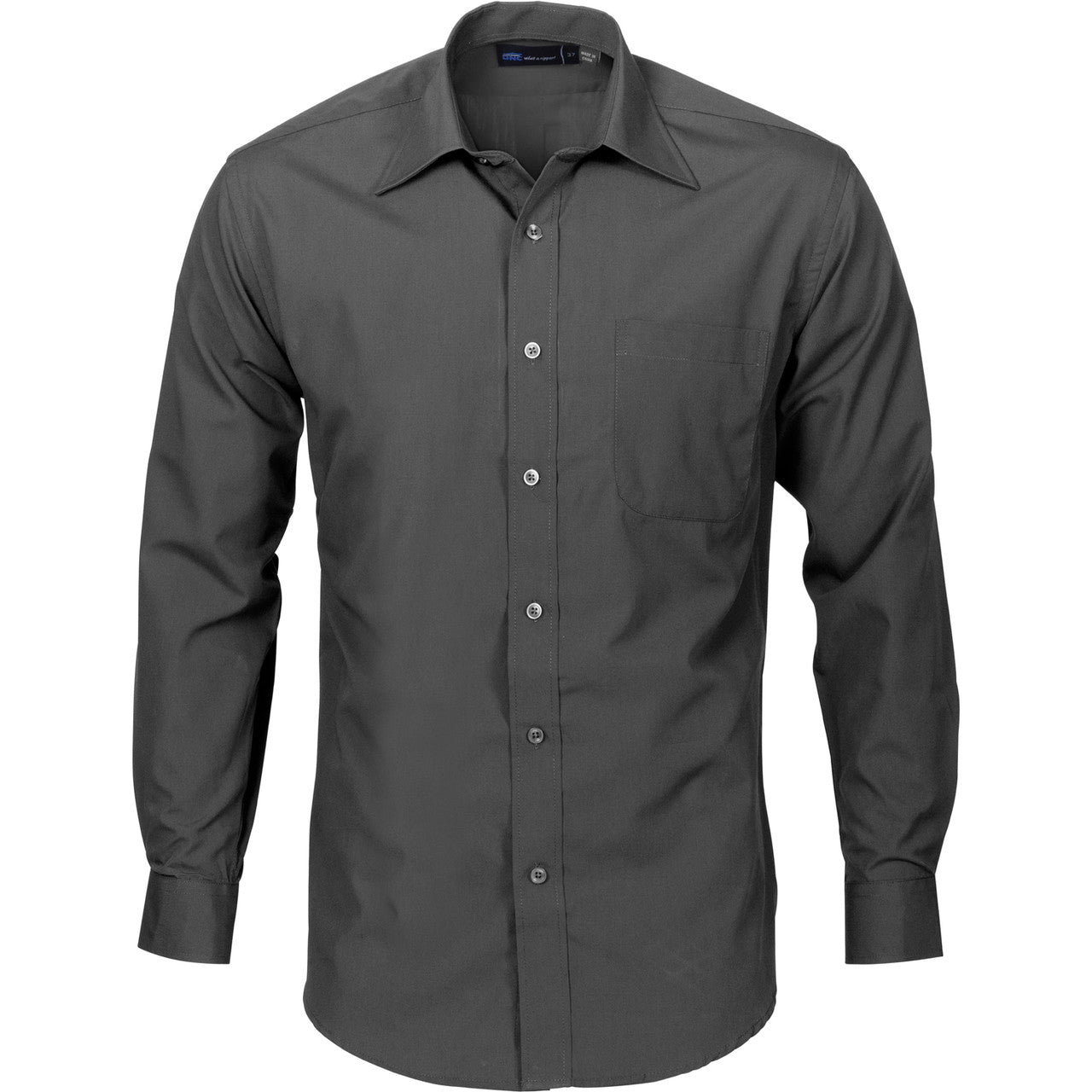 DNC Mens Premier Poplin Business Shirts - Long Sleeve 4152