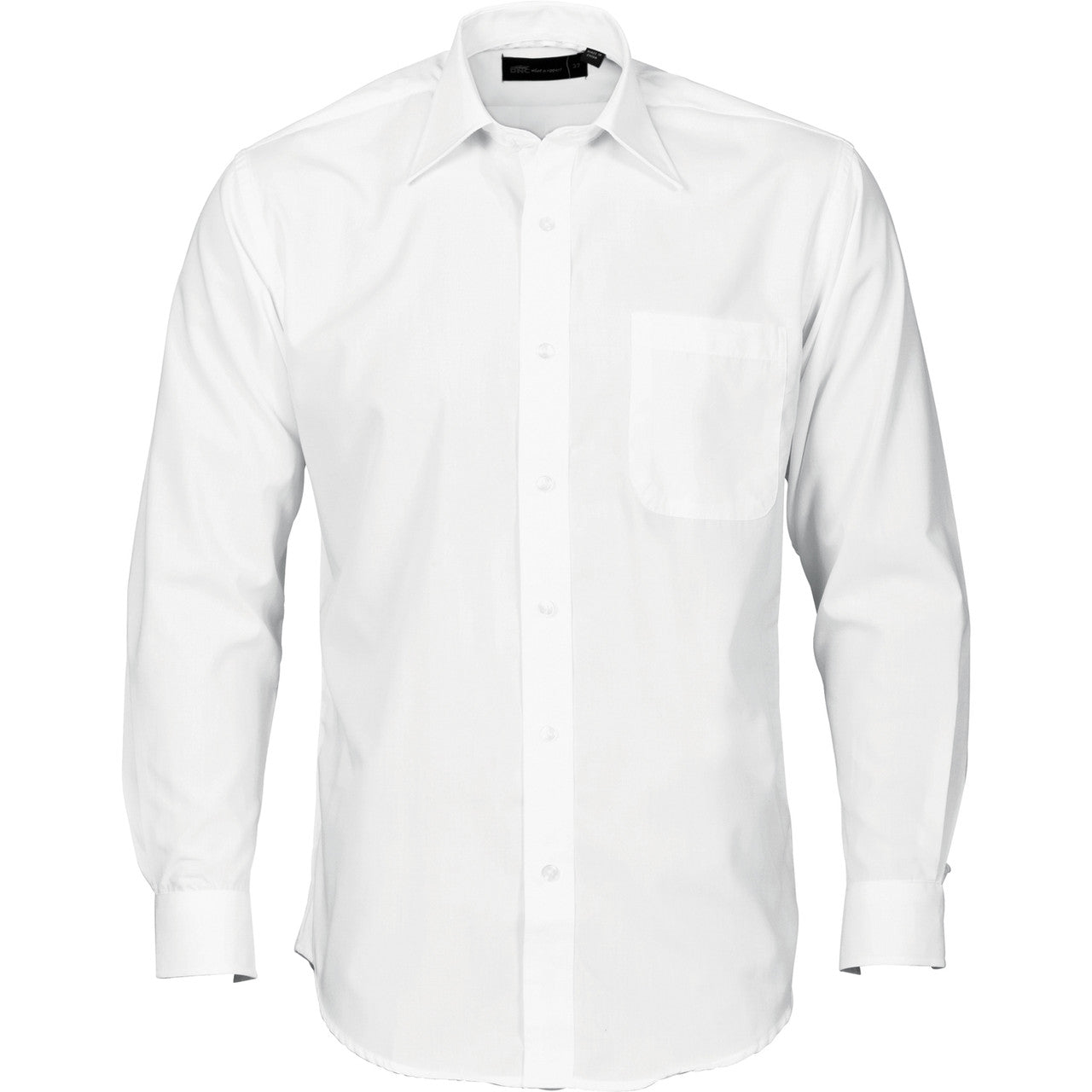 DNC Mens Premier Poplin Business Shirts - Long Sleeve 4152
