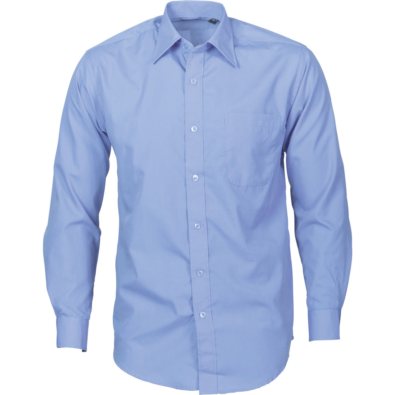 DNC Mens Premier Poplin Business Shirts - Long Sleeve 4152
