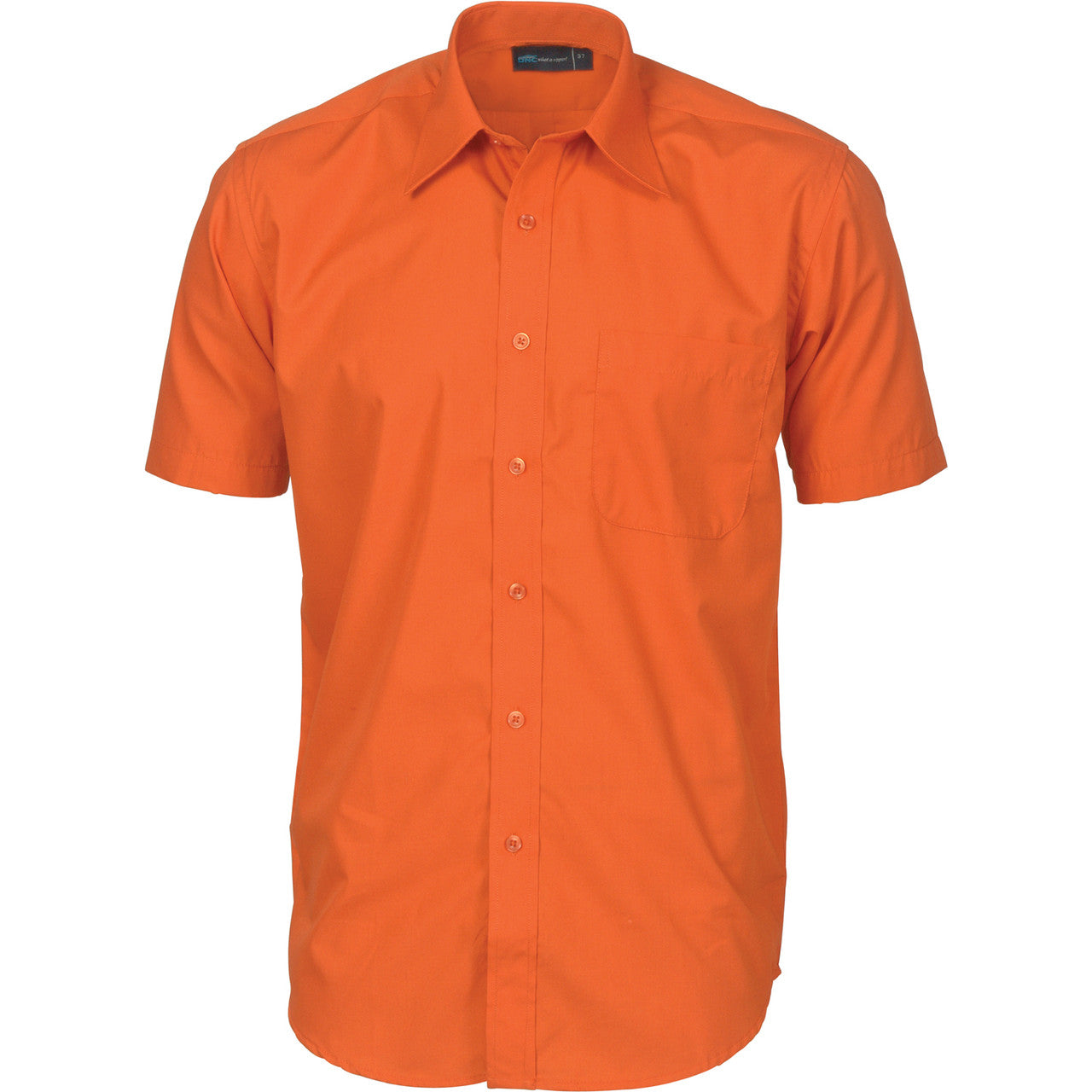 DNC Mens Premier Poplin Business Shirts - Short Sleeve 4151