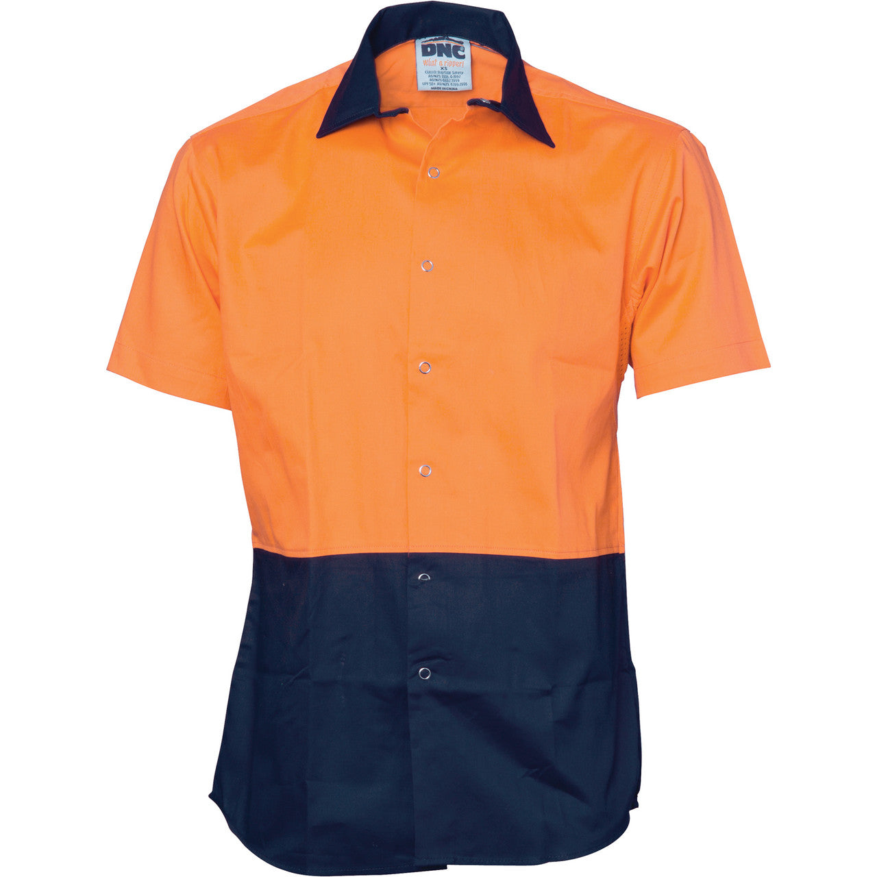DNC HiVis Cool Breeze Food Industry Cotton Shirt - Short Sleeve 3941