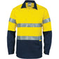 DNC HiVis Two Tone Closed Front Cotton Shirt with 3M R/Tape 3849