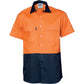 DNC HiVis Two Tone Cotton Drill Shirt - Short Sleeve 3831