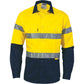 DNC HiVis two tone drill shirts with 3M8906 R/Tape - long sleeve 3736
