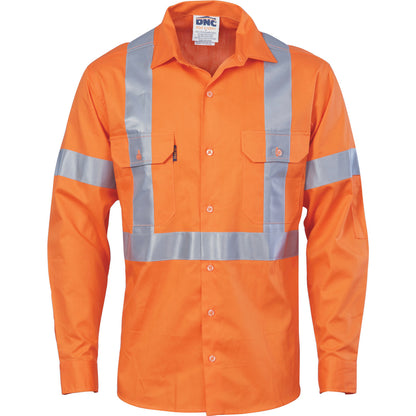 DNC Hi-Vis 3 way vented "X" back & Biomotion taped shirt 3545