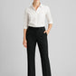 BIZ CORPORATES Womens Comfort Wool Stretch Adjustable Waist Pant 14015