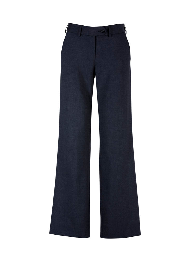 BIZ CORPORATES Womens Comfort Wool Stretch Adjustable Waist Pant 14015