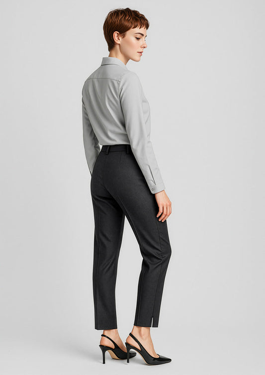 BIZ CORPORATES Womens Comfort Wool Stretch Slim Leg Pant 14017