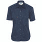 DNC Ladies Cotton Drill Work Shirt - Short Sleeve 3231