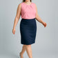 BIZ CORPORATES Womens Cool Stretch Relaxed Fit Lined Skirt 20111