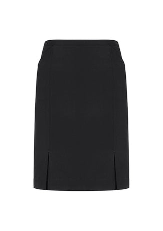 BIZ CORPORATES Womens Siena Front Pleat Detail Straight Skirt 20720 Clearance