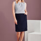 BIZ CORPORATES Womens Siena Front Pleat Detail Straight Skirt 20720