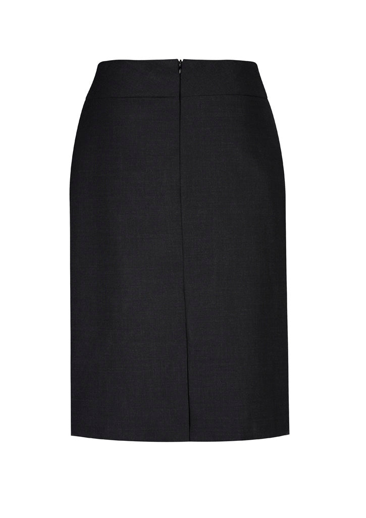 BIZ CORPORATES Womens Comfort Wool Stretch Relaxed Fit Lined Skirt 24011