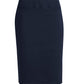 BIZ CORPORATES Womens Comfort Wool Stretch Relaxed Fit Lined Skirt 24011