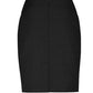 BIZ CORPORATES Comfort Wool Stretch Womens Chevron Band Skirt 24014 Clearance