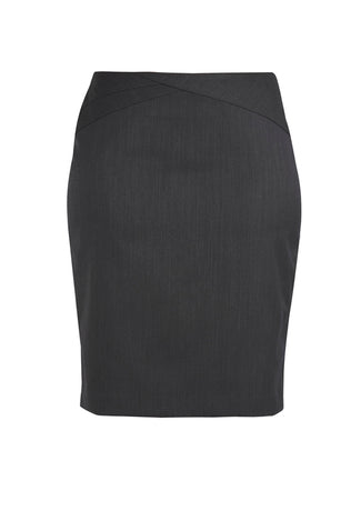 BIZ CORPORATES Comfort Wool Stretch Womens Chevron Band Skirt 24014 Clearance