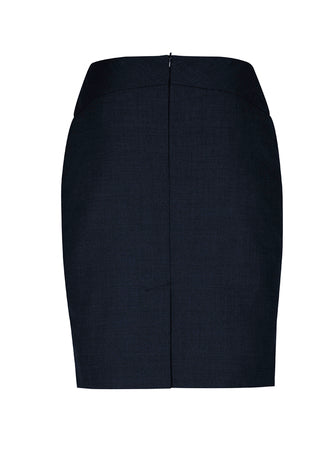 BIZ CORPORATES Comfort Wool Stretch Womens Chevron Band Skirt 24014 Clearance