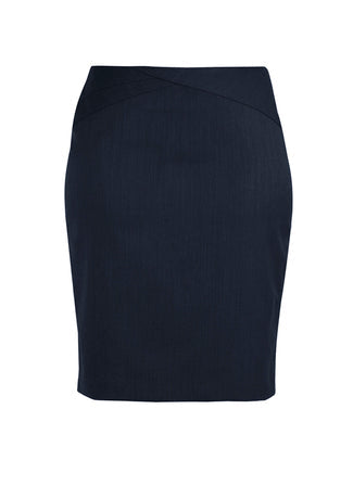 BIZ CORPORATES Comfort Wool Stretch Womens Chevron Band Skirt 24014 Clearance