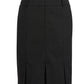 BIZ CORPORATES Womens Comfort Wool Stretch Multi-Pleat Skirt 24015
