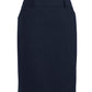 BIZ CORPORATES Womens Comfort Wool Stretch Multi-Pleat Skirt 24015