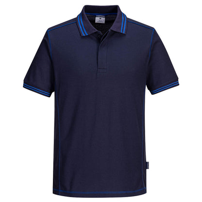 B218 - Two Tone Polo Shirt S/S